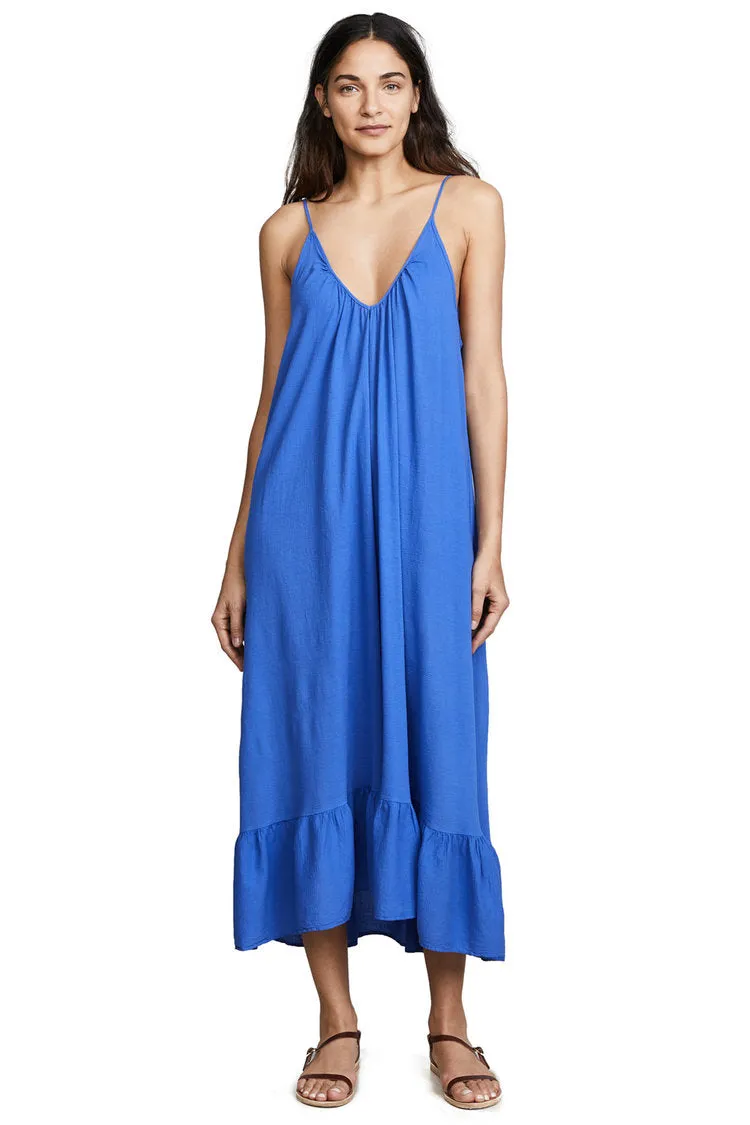 Paloma Ruffled Light Weight Cover-Up Dress by 9Seed