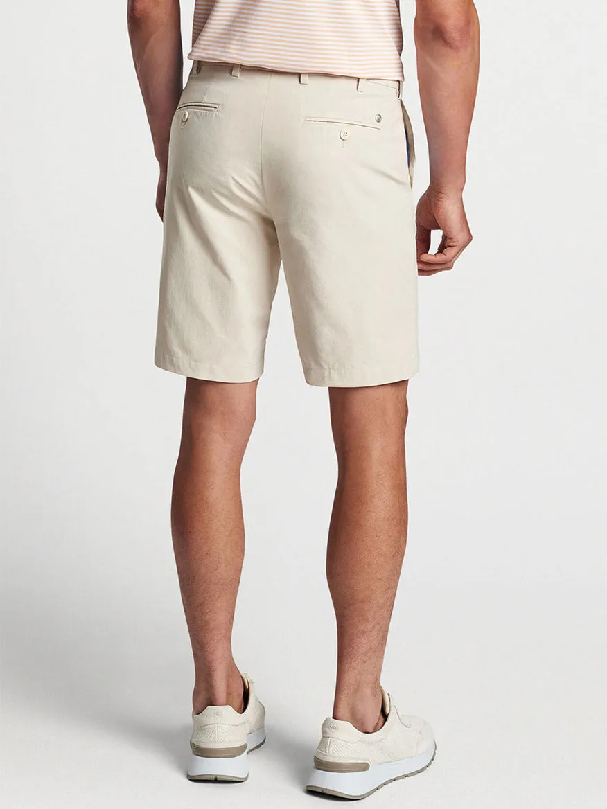 Peter Millar Surge Performance Short in British Cream