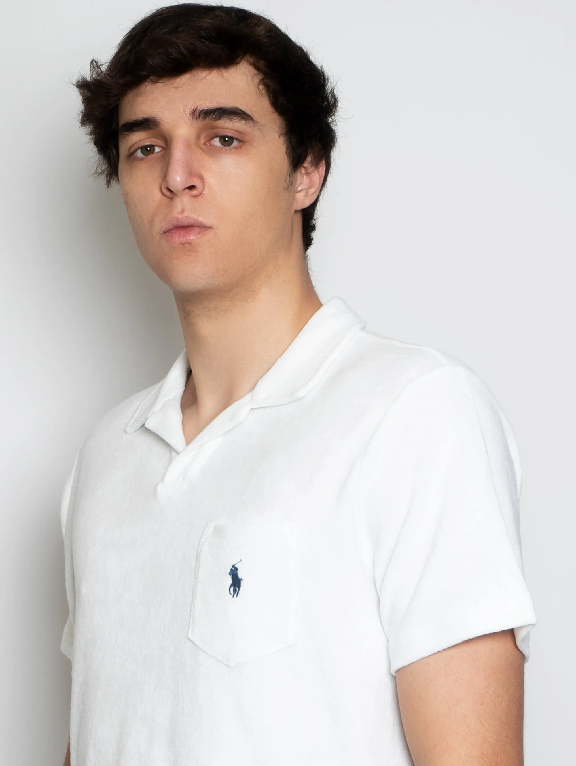 Polo in Spugna con Taschino Bianco
