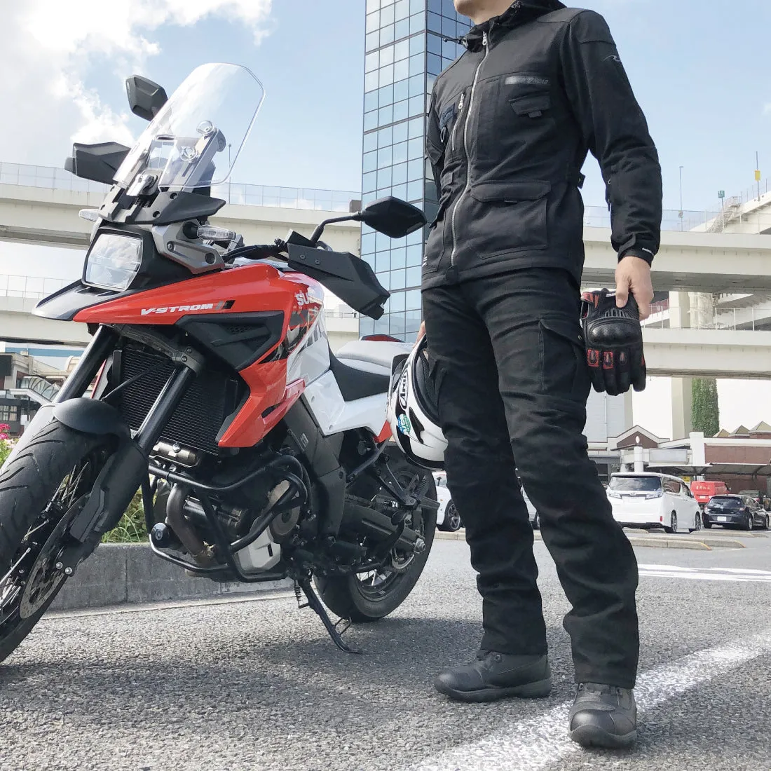 ROUGH AND ROAD RIDE CARGO STRETCH COTTON PANTS LF [RR7475LF]