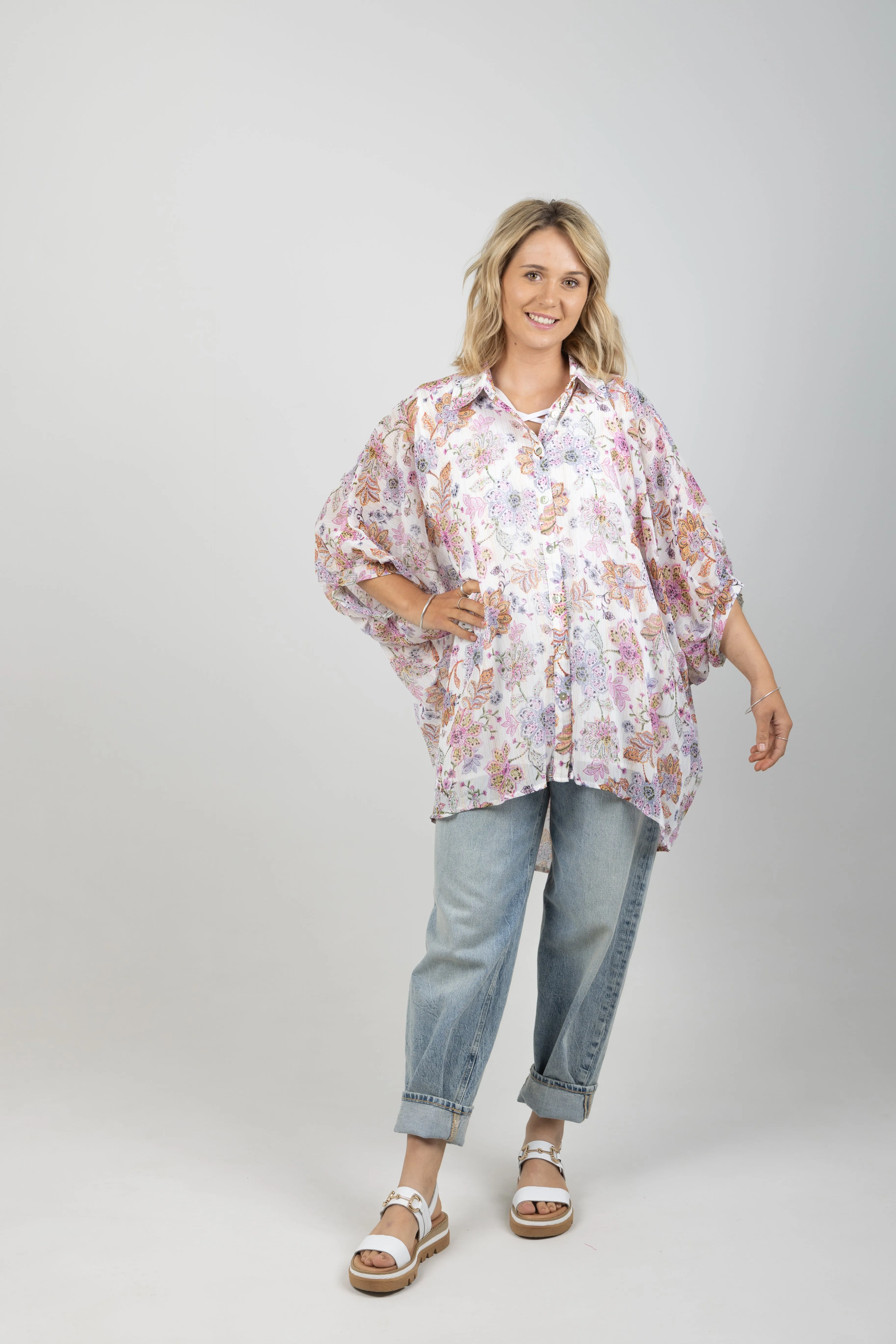 SERENO RELAXED SHIRT PAISLEY