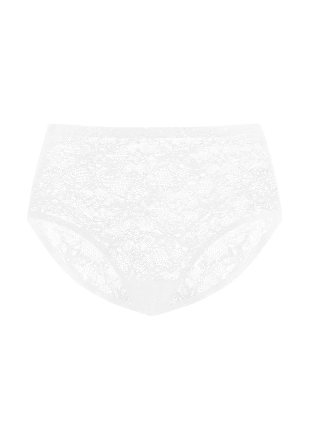 Silken Soft Floral Comfort Lace High-Waisted Breathable Underwear