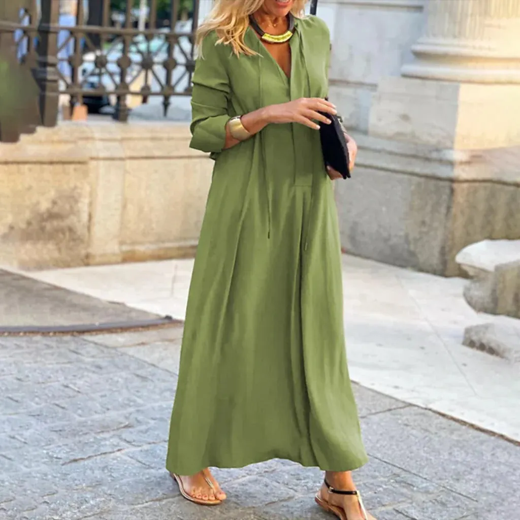 Simple Casual Women's Dress