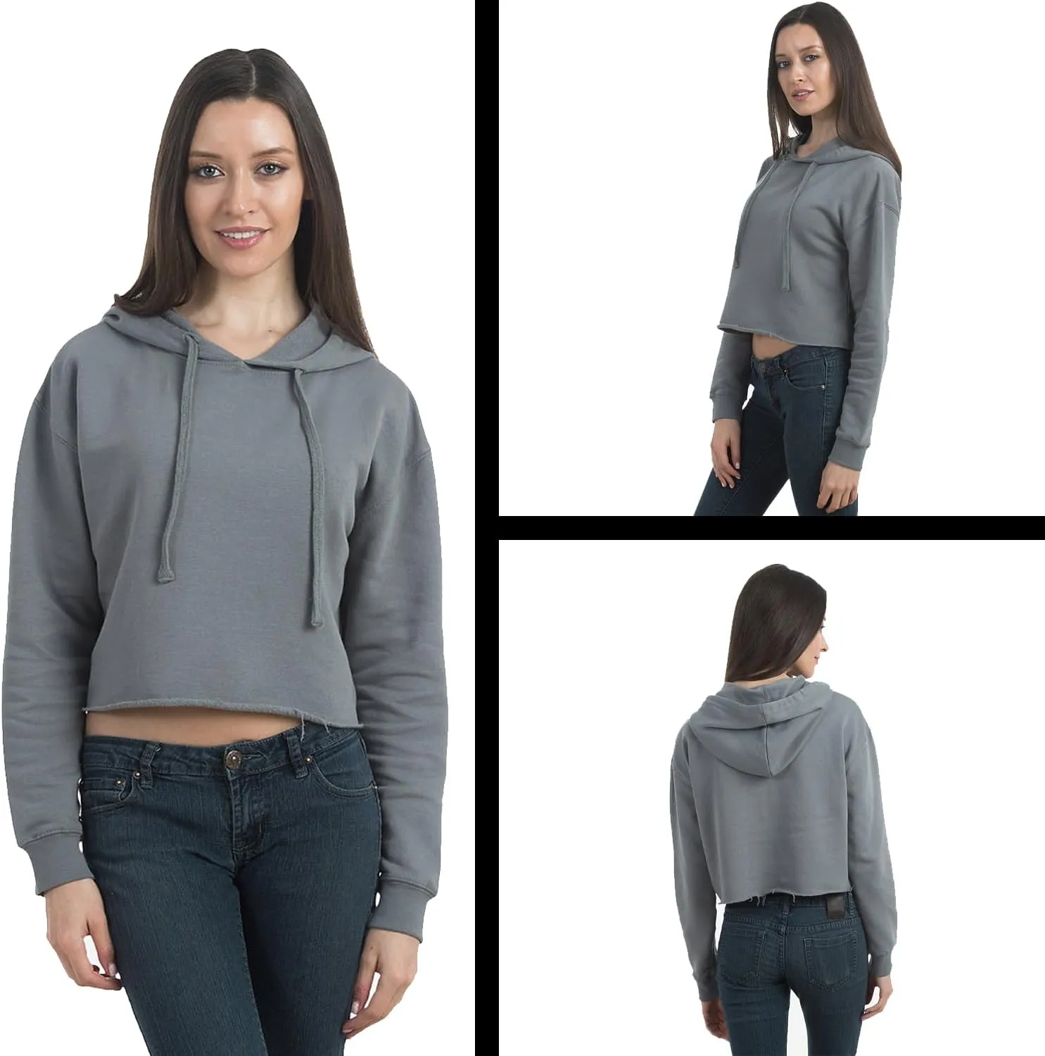 Teacher Pastel Rainbow Cropped Fleece Hoodie, Soft & Cozy Fabric, Trendy Fit, Stylish Pullover