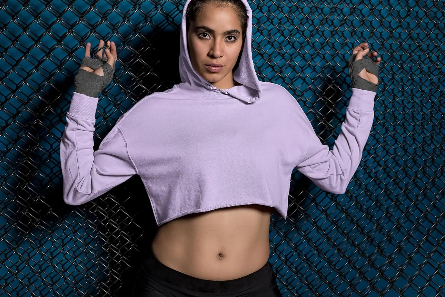 Teacher Pastel Rainbow Cropped Fleece Hoodie, Soft & Cozy Fabric, Trendy Fit, Stylish Pullover