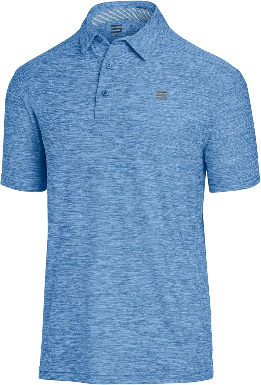 Three Sixty Six Golf Shirts for Men - Dry Fit Short-Sleeve Polo, Athletic Casual Collared T-Shirt