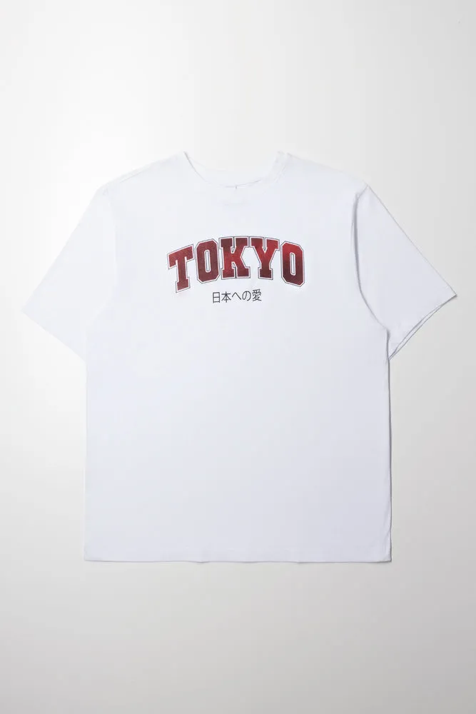 Tokyo Short Sleeve T-Shirt White