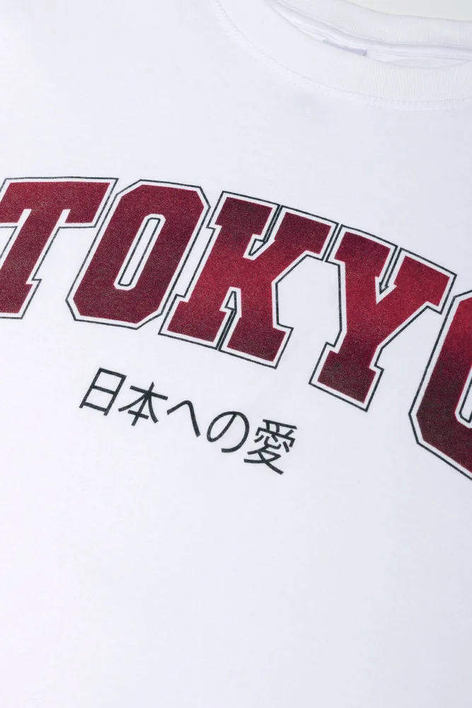 Tokyo Short Sleeve T-Shirt White