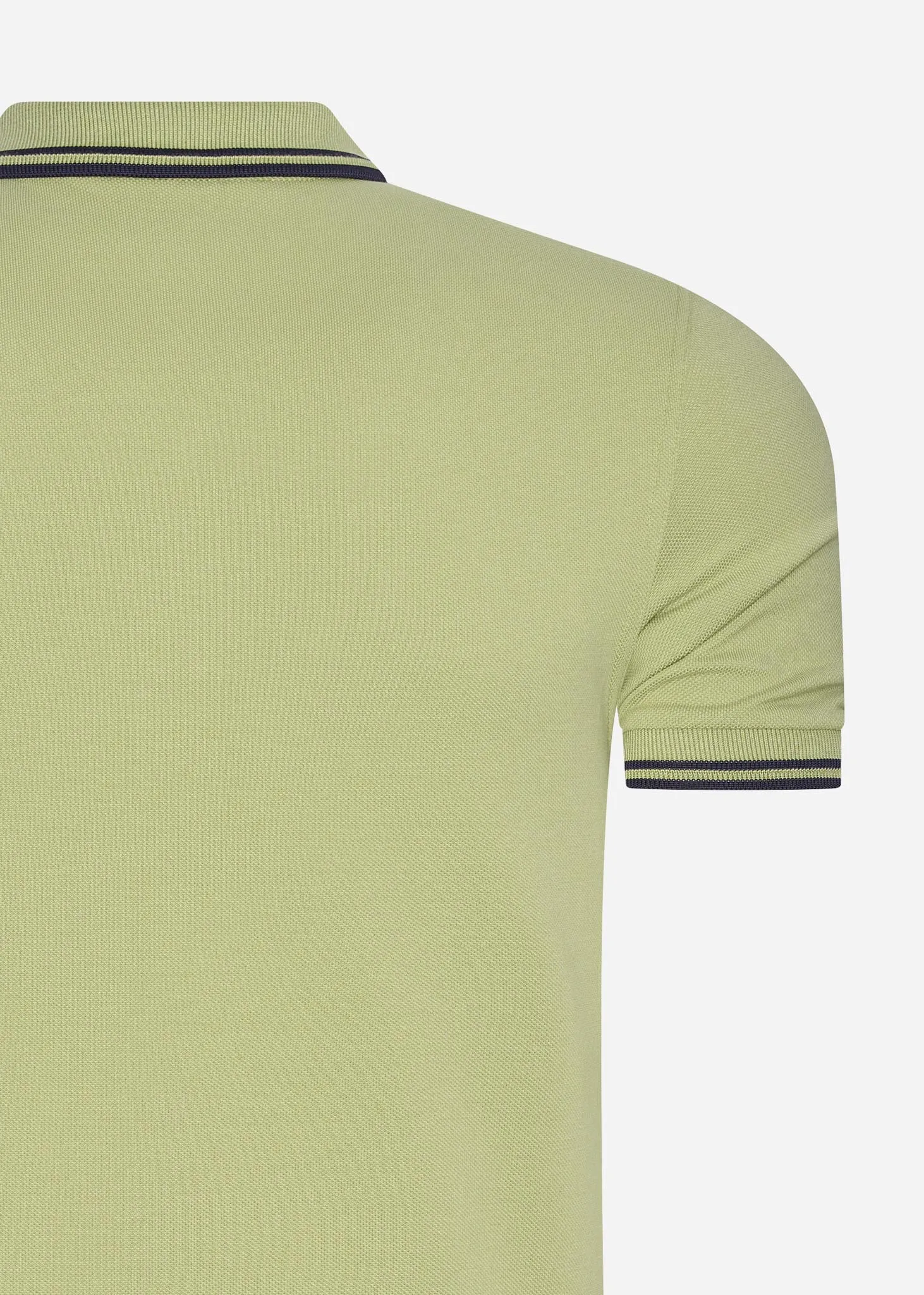 Twin tipped fred perry shirt - sage green
