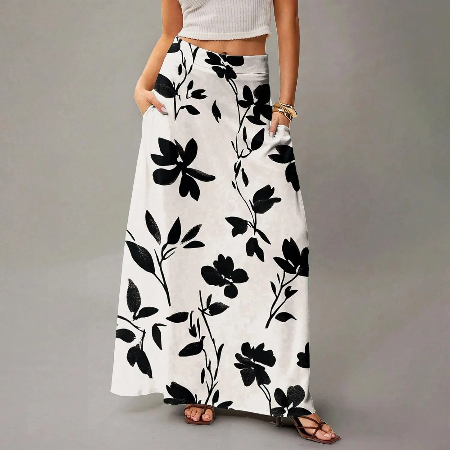Vacation Skirts for Women, Elegantes Boho Casual Trendy Summer Womens Skirts
