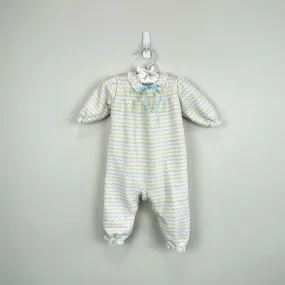 Vintage Carter's Pastel Striped Coverall 6 Months USA