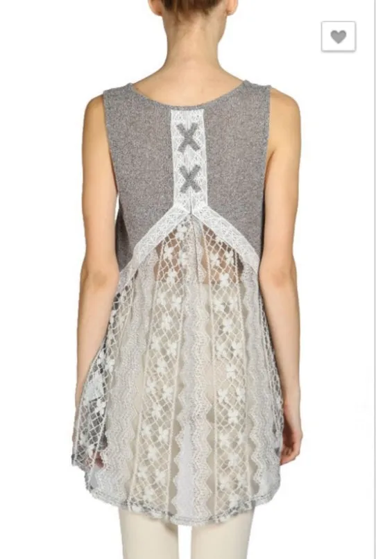 Vintage Chic Plus Size Lace Back