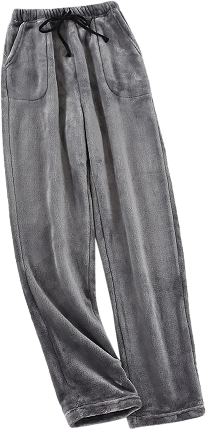 Woolen Pants for Men Summer Slim Leg Drawstring Elastic Waist Pockets Breathable Athletic Elasticity Cute Trousers