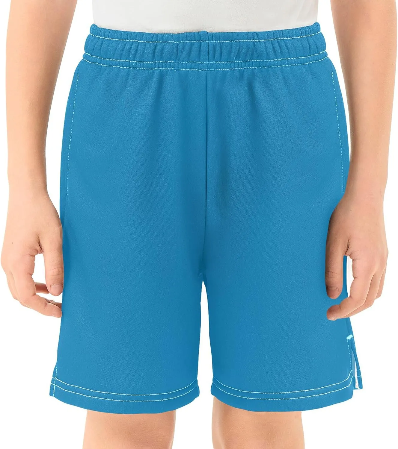 Youth Boys Cargo Shorts Lightweight Athletic Running Workout Shorts with Pockets