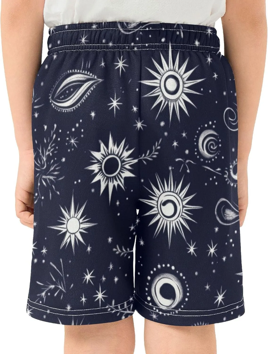 Youth Boys Cargo Shorts Lightweight Athletic Running Workout Shorts with Pockets